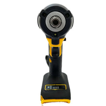 Dewalt DCF922 impact wrench packaging with model details, yellow and black