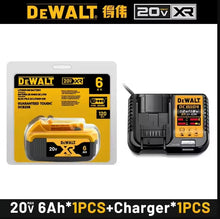 DeWalt 20V lithium charger in yellow and black packaging, fast charging