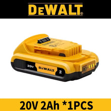 DeWalt 20V battery pack in yellow and black packaging, one piece
