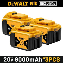 DeWALT FlexVolt charger packaging, yellow and black, high-endurance close-up