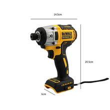 Dewalt DCD887 cordless impact screwdriver side view with brushless motor