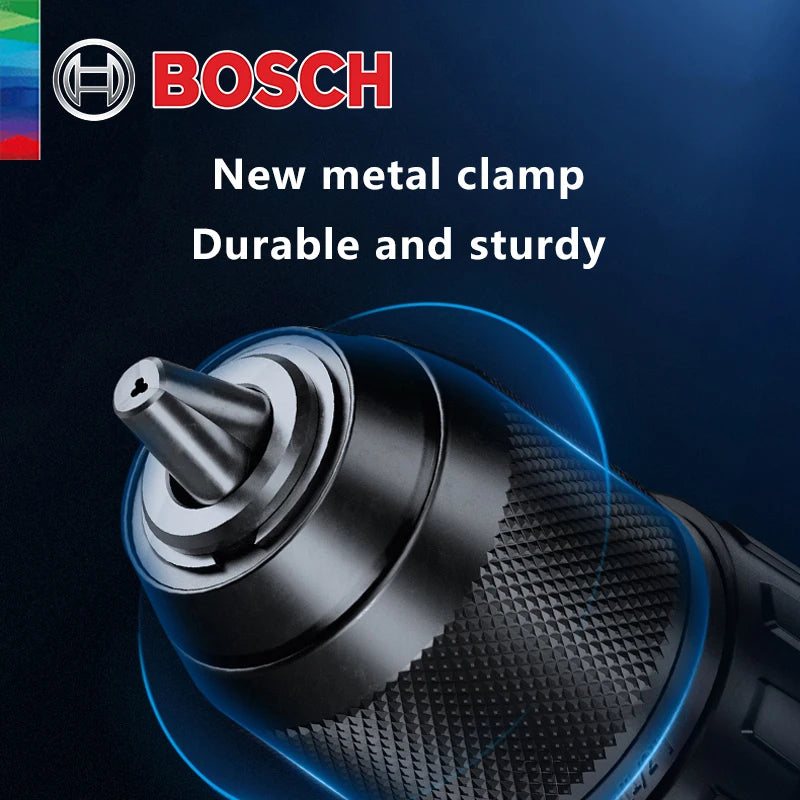 Bosch GSB 183 drilling guide with Bosch branding in black and blue
