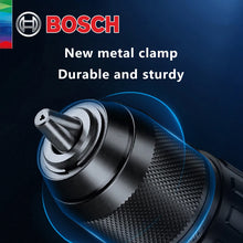 Bosch GSB 183 drilling guide with Bosch branding in black and blue