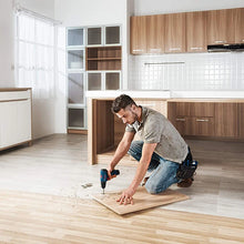 Bosch GSR 120-Li lifestyle use installing wooden flooring