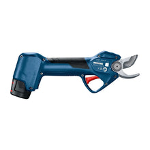 Bosch 12V Pro Pruner side view with cutting blades and battery compartment