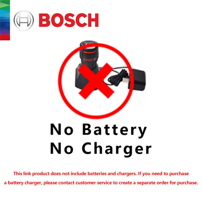 Bosch GDR-120Li specifications close-up, no battery and safety warning