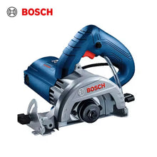 Bosch GDC145 front view, blue and silver jigsaw with ergonomic handle