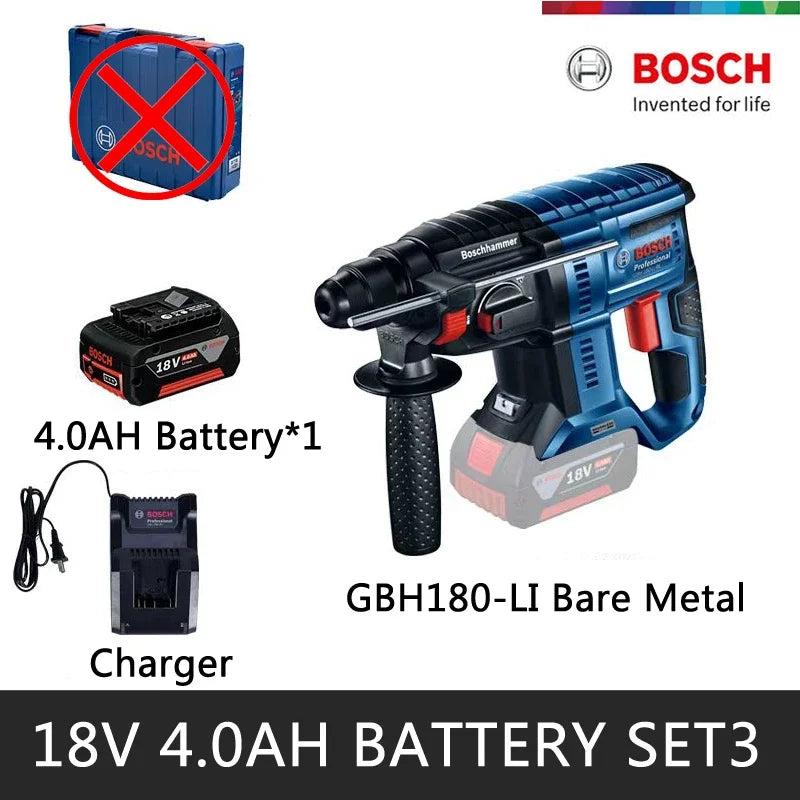 Bosch GBH 180-LI lifestyle toolbox with 4.0Ah 18V battery