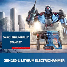 Bosch GBH 180-LI packaging close-up with brand logo and label