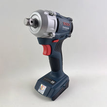 Bosch GDS18V-350 impact wrench side view, blue cordless brushless design
