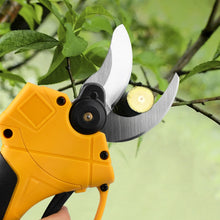 Gisam pruning shear detail, sharp blades and ergonomic handle, cordless