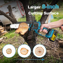 Gisam pole saw cutting surface detail, clean cuts and multiple angles