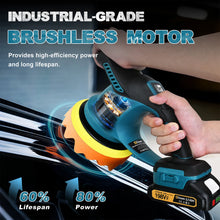 Gisam polisher control close-up with digital display and speed adjustment