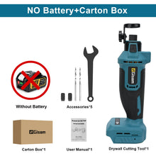 Gisam tool specifications detail highlighting maximum output power and battery capacity