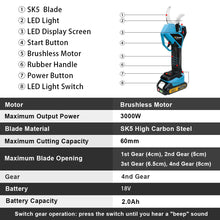 Gisam battery storage box detail, blue and black accessories on white