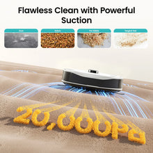 Lefant robot vacuum brush close-up in black and red