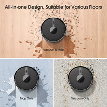 Lubluelu B40 Plus robot vacuum black all-in-one design view