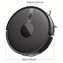 Lubluelu B40 Plus robot vacuum black compact detail close-up