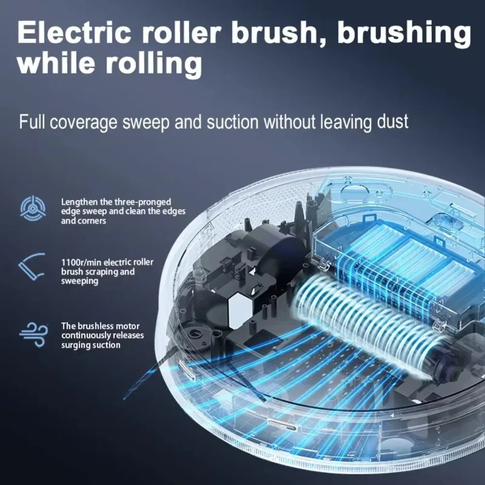 Arnagar S10 electric roller brush in black and blue, close-up