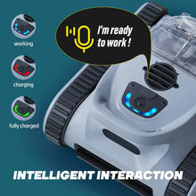 Seauto Crab Pro detail close-up with intelligent interaction and LED indicators in gray, black, and blue