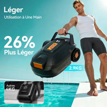 Redkey S200 detail shot, lightweight ergonomic pool cleaner design