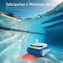 AiRROBO PC20 underwater lifestyle shot with LED indicator, blue and white
