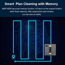 ABIR WD8 smart plan cleaning, memory function close-up