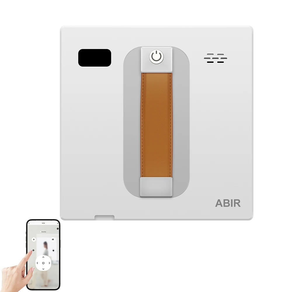 ABIR WD8 remote control cleaning, black-and-white device view
