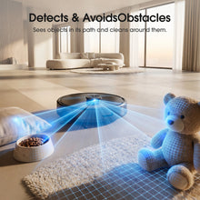 Lubluelu SL60 Max+ black-and-white robot vacuum with projected light