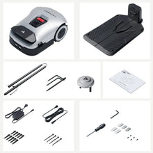 Anthbot Genie 800 accessories and tools laid out in compact set