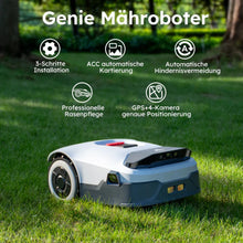 ANTHBOT Genie 800 app interface detail on a white and blue screen