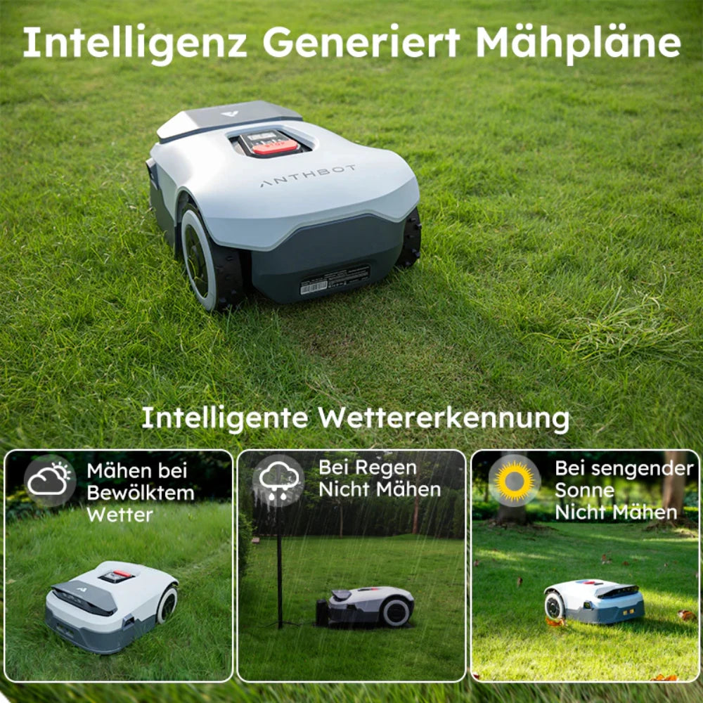 ANTHBOT Genie 800 lifestyle shot with intelligent navigation and various models