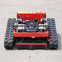SAAO robot slope crawler snow blower, wide intake, tracked wheels, lifestyle view