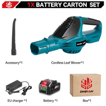 ONEVAN battery kit packaging, accessories with two batteries and charger