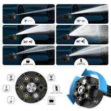 Gisam spray nozzle close-up, adjustable multiple spray patterns