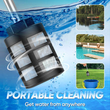 Portable cordless pressure washer lifestyle, blue black