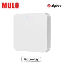 ZigBee WiFi smart alarm gateway device front view with LED indicators