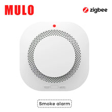 ZigBee WiFi smart alarm front view with rotary dial and red indicator