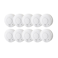CCEsafety SA10 smoke detectors lifestyle shot with two white units