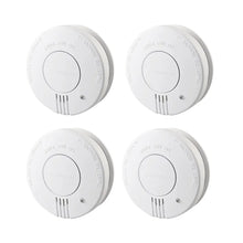 CCEsafety SA10 smoke alarms packaging showing four white units