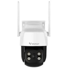 Vstarcam C622 front view detail with dual antennas, LED lights, brand logo
