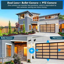 KERUI PTZ bullet camera system, gray and orange packaging view