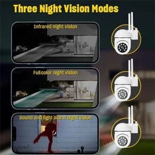 Cugo night vision dome camera in black/white, close-up of night vision modes
