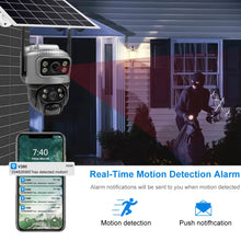 V380 Pro solar security camera comparison, night vision detection zones