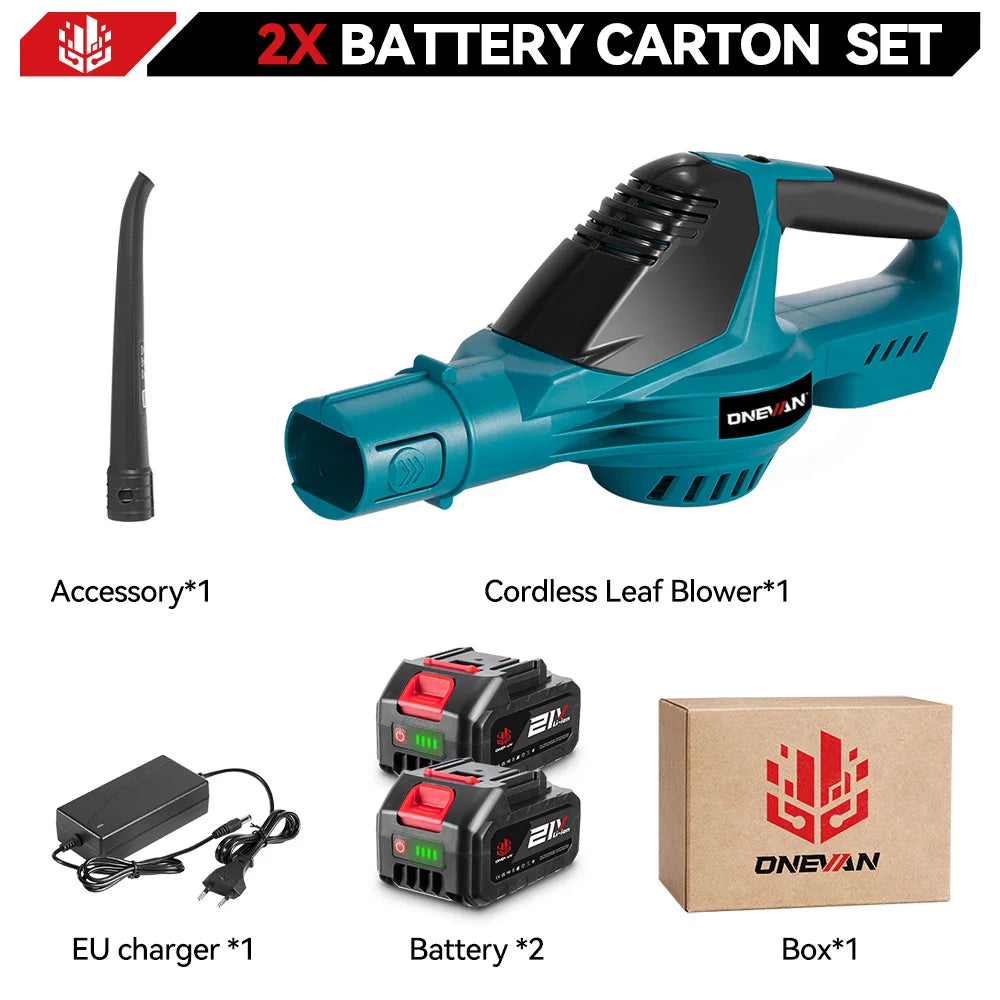ONEVAN electric air blower battery carton set packaging with accessories