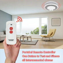 10 Year Battery Interconnected Smoke Detector / Remote controller, Interlinked Wireless Fire Alarm,VS03F/RC07