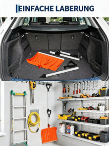 Snow Shovel Lightweight Snow Removal Tool with Aluminum Handle