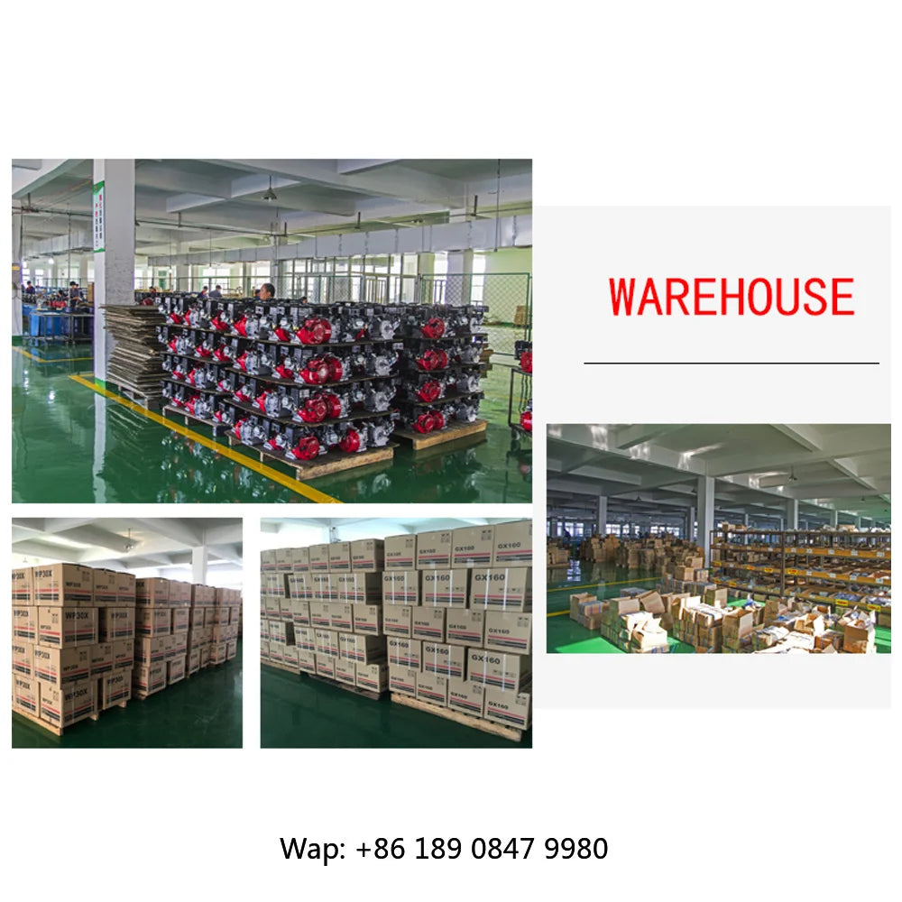 Warehouse shelves with various products in a large space.