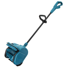 Podofo snow shovel side view in blue and black.