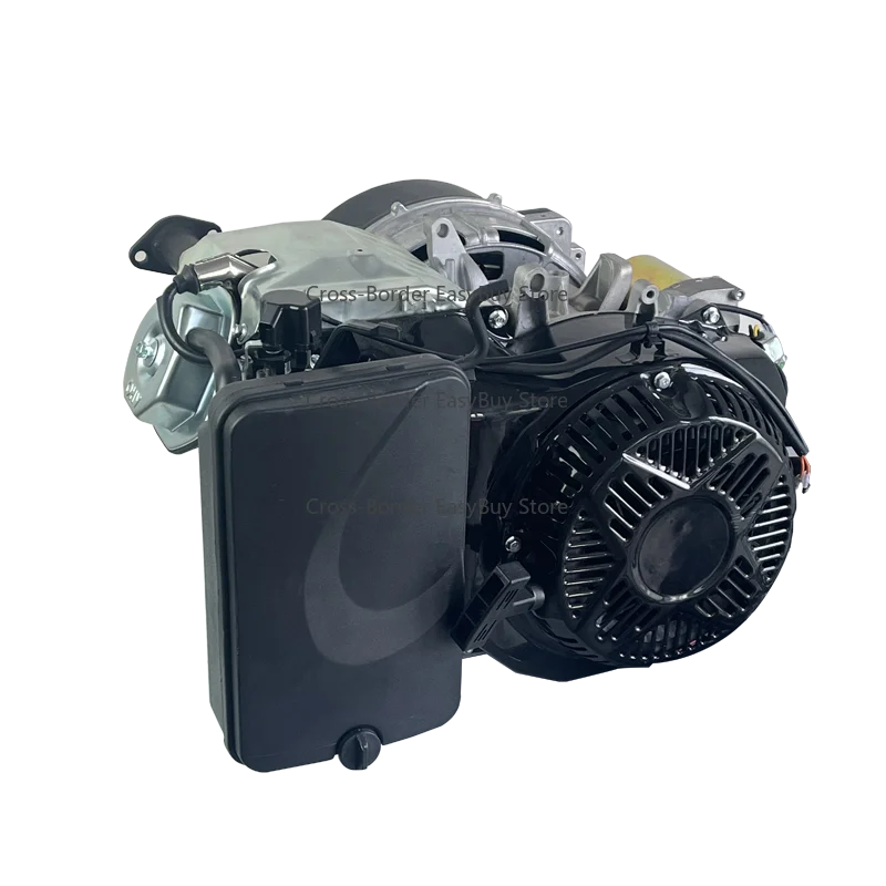 Range Extender 10KW H12000i-R side view showing detailed engine components in black and silver.